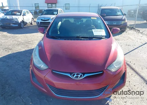 2014 Hyundai Elantra Se from USA, damaged, VIN 5NPDH4AE2EH543081